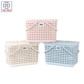 Làn Đi Sinh Cho Mẹ Cỡ ĐẠI Nhựa Việt Nhật, Làn đi sinh Hokori, Giỏ Đựng Đồ Đi Sinh Cho Mẹ Và Bé Có Nắp Mở Tiện Dụng