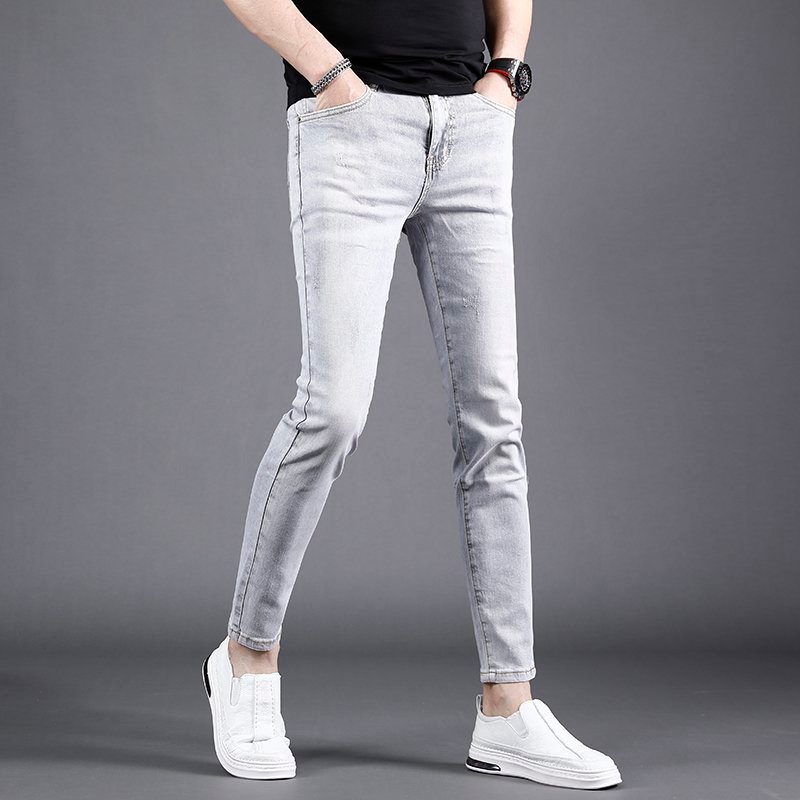 Quần bò jean nam skinny, Quần jeans dài nam co giãn 4 chiều xanh và đen Big size 28-36 dáng ôm phong cách  Avocado