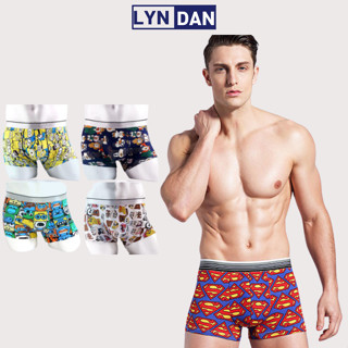 Sét 5 Quần Lót Nam Thun Lạnh DORAEMON Co dãn 4 chiều, Quần sịp Nam Thun Lạnh hình ngộ ngĩnh Loại 1
