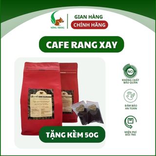 Cafe rang xay nguyên chất Dac Djrang Robusta 500g, cà phê mộc từ hạt cà phê sạch thuận tự nhiên