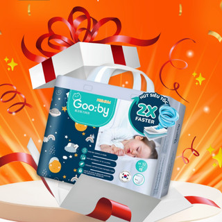 Quà tặng Tã Bỉm Gooby Premium mỏng mềm mại, chống tràn, an toàn, siêu thấm - thương hiệu bỉm đến từ Hàn Quốc