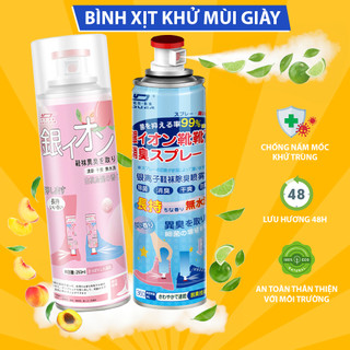 Bình Xịt Khử Mùi Hôi Chân Hôi Giày Nhật Bản Kháng Khuẩn Mát Lạnh Hương Thơm Dễ Chịu 88478 Siêu Thị Tiện Ích 88