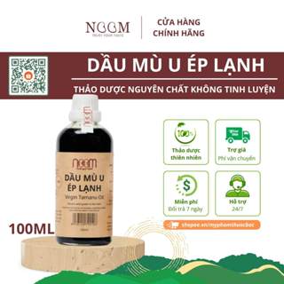 Dầu mù u ép lạnh Noom 100ml nguyên chất hỗ trợ sát trùng, kháng viêm ngoài da, dưỡng da tự nhiên