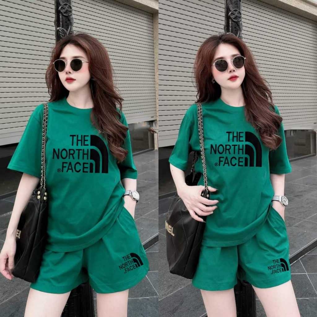 Bộ đùi nữ áo cộc mặc nhà rẻ đẹp mùa hè set bộ quần áo nữ 3 SIZE 45-75KG bigsize chất thun cotton in The | BigBuy360 - bigbuy360.vn