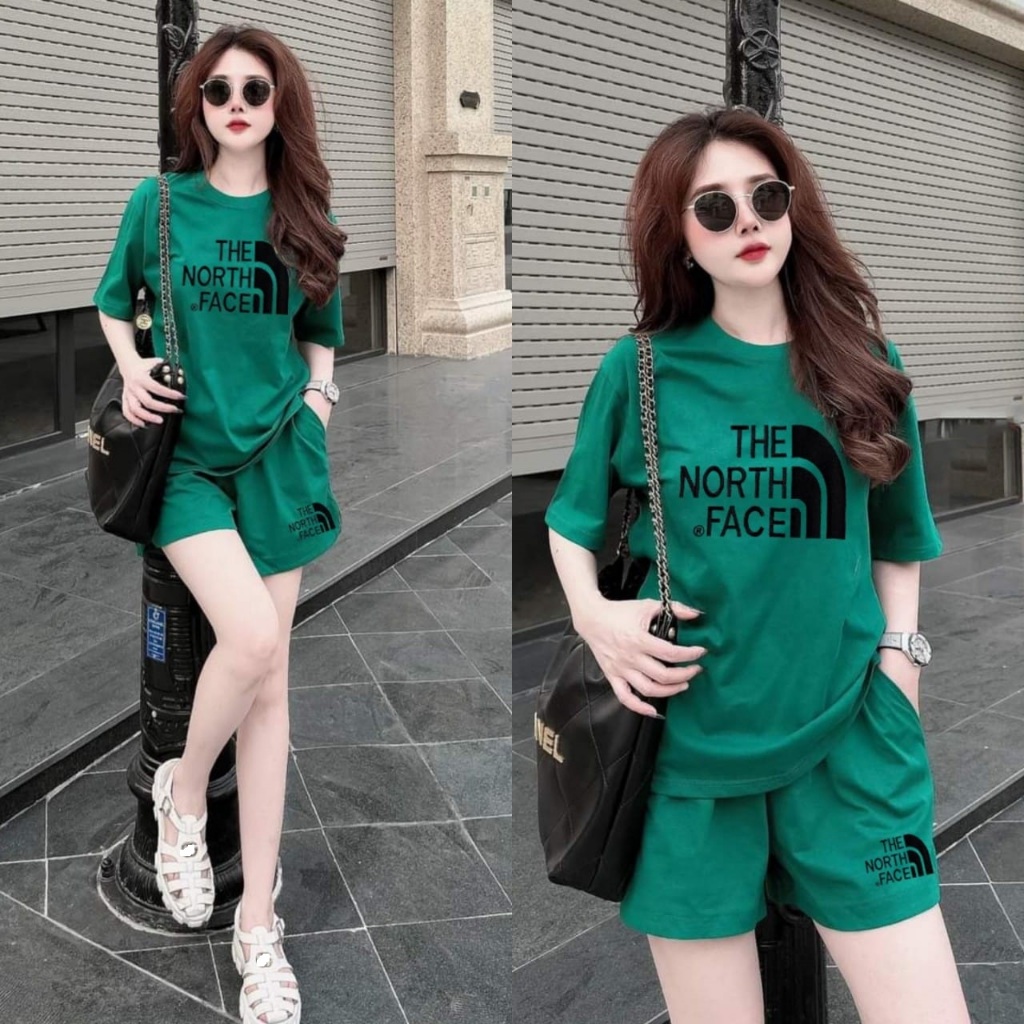 Bộ đùi nữ áo cộc mặc nhà rẻ đẹp mùa hè set bộ quần áo nữ 3 SIZE 45-75KG bigsize chất thun cotton in The | BigBuy360 - bigbuy360.vn
