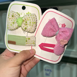 set 2 kẹp - cột tóc cho bé nhiều mẫu dễ thương BULL.SHOP