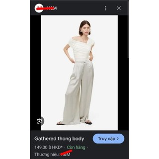 (Sale) Áo bodysuite lệch vai HMz* dư xịn