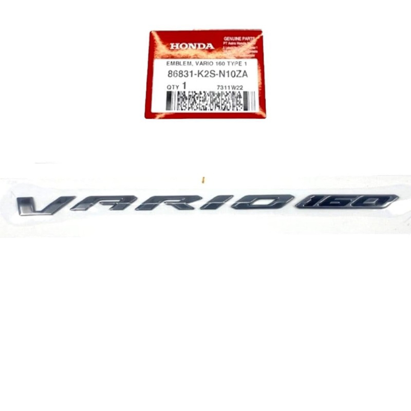 Tem chữ nổi VARIO 160 2022 chính hãng Honda indonesia