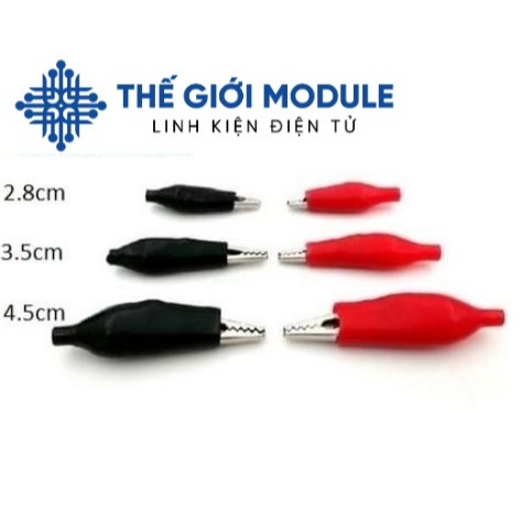 Đầu Kẹp Cá Sấu 2.8CM/3.5CM/4.5CM