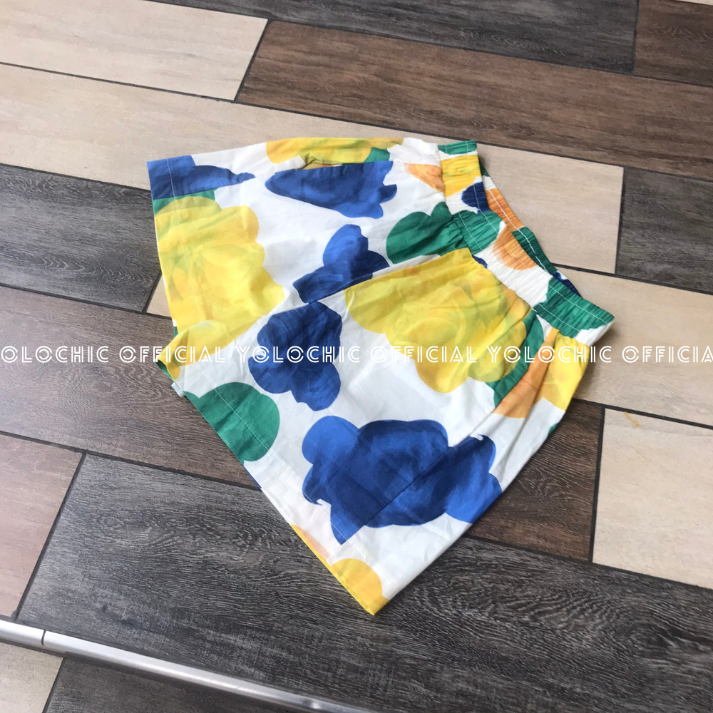 Quần đùi nữ chất đũi nhăn mềm mát đứng form YOLOCHIC Quần short nữ cạp chun chất liệu cao cấp thấm hút mồ hôi | BigBuy360 - bigbuy360.vn