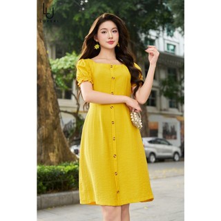 Váy đầm thiết kế nữ trơn luperi lfv3190 nhẹ nhàng thanh lịch phù hợp cho nàng đi làm đi chơi dạo phố