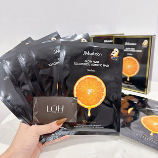 Mặt nạ JM Solution Glory Aqua Tocopherol Vitamin C Mask Deluxe [Giá lẻ miếng]