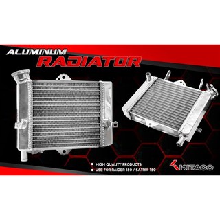 Két nước kitaco racing xe raider / satria fi - aluminum radiator