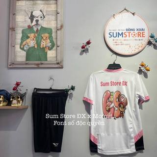 In Font Số 0ne Pjece Thiết kế Riêng trên Bộ Win 02 Trắng - Áo Đấu, Áo Thể Thao Hot Mẫu Mới Cực Đẹp