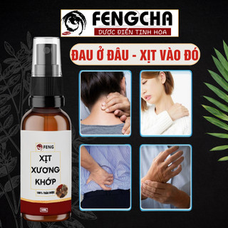 Xịt xương khớp Fengcha giảm ngay cơn đau khớp, tê nhức chân tay chai xịt 50ml