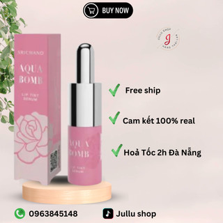 son tint dạng lỏng lên màu mềm môi  Srichand Aqua Bomb Lip tint serum