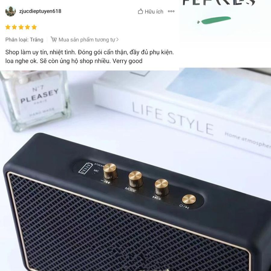 Loa bluetooth Ac.ton II M18 ( TẶNG KÈM LOGO ) thiết kế đẹp, công suất lớn, bass căng, pin trâu | BigBuy360 - bigbuy360.vn