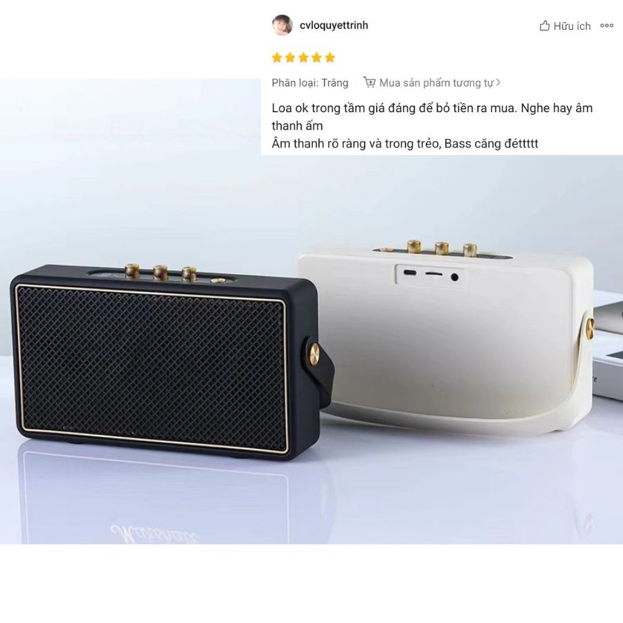 Loa bluetooth Ac.ton II M18 ( TẶNG KÈM LOGO ) thiết kế đẹp, công suất lớn, bass căng, pin trâu | BigBuy360 - bigbuy360.vn
