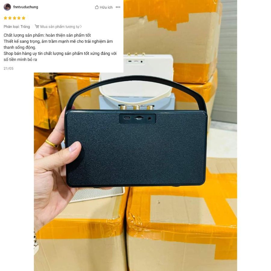 Loa bluetooth Ac.ton II M18 ( TẶNG KÈM LOGO ) thiết kế đẹp, công suất lớn, bass căng, pin trâu | BigBuy360 - bigbuy360.vn