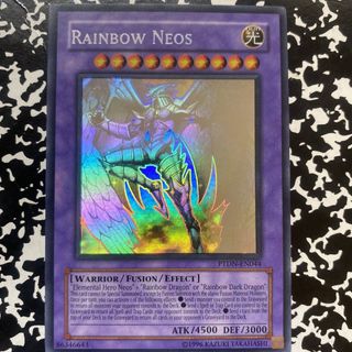 Lá bài thẻ bài Yugioh Rainbow Neos - ghost Rare - Tặng bọc bài nhựa bảo quản