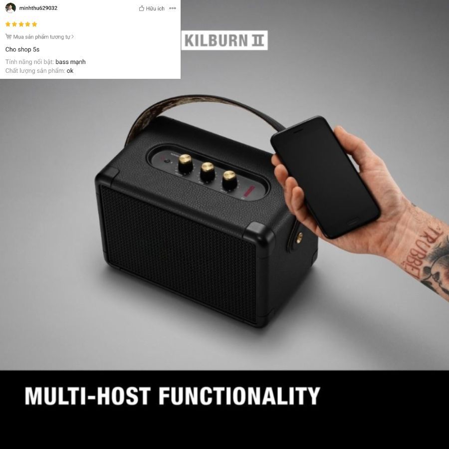 Loa Marshall M13, Loa Bluetooth Cao Cấp, Thiết Kế Sang Trọng Cùng Với Dải Âm Thanh Ấn Tương, Tặng Kèm Logo Marshall | BigBuy360 - bigbuy360.vn