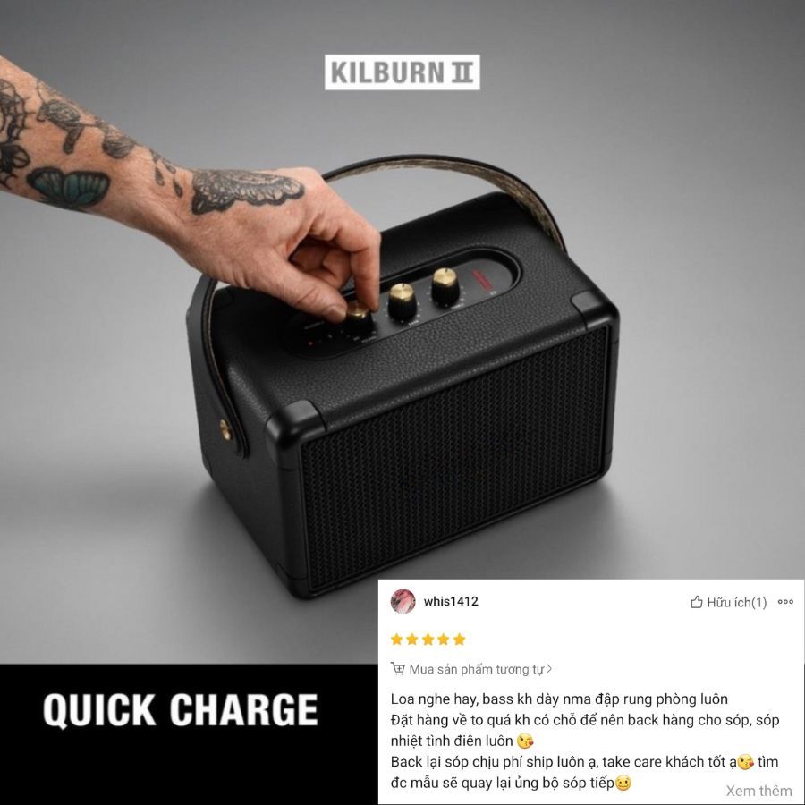 Loa Marshall M13, Loa Bluetooth Cao Cấp, Thiết Kế Sang Trọng Cùng Với Dải Âm Thanh Ấn Tương, Tặng Kèm Logo Marshall | BigBuy360 - bigbuy360.vn