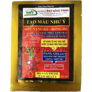 Phân Bón Chuyên Thanh Long - Tạo màu như ý - ĐNT - 50g/ bình 16l (5 - 5 - 55 + MgO + TE)