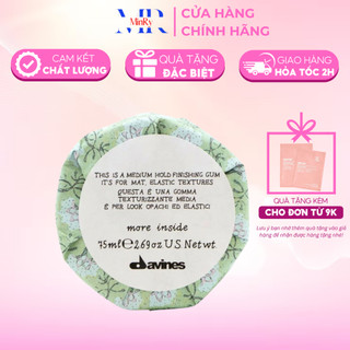 Sáp mềm Davines Medium giữ nếp trung bình Hold Finishing Gum 75ml, giúp tạo kiểu tóc linh hoạt dễ dàng | HAIRSHOP MINRY