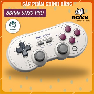 Tay cầm chơi game bluetooth 8Bitdo SN30 Pro - Dùng cho Nintendo Switch, Windows, Mac