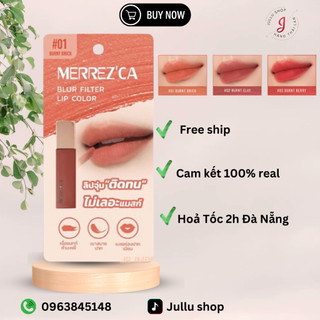 Son Tint siêu lì và mềm môi Merrezca Blur Filter Lip Color