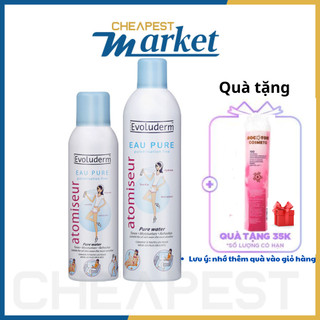 Xịt khoáng evoluderm cấp ẩm làm dịu da 150ml/400ml