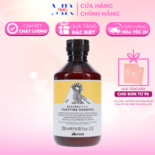Dầu gội cho da đầu bị gàu DAVINES PURIFYING Shampoo 250ml, làm sạch nhẹ nhàng, làm dịu da đầu | HAIRSHOP MINRY
