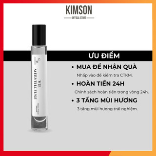 Tinh dầu nước hoa nữ dạng lăn codedeco vie merveilleuse 10ml, ngọt ngào, thơm mát