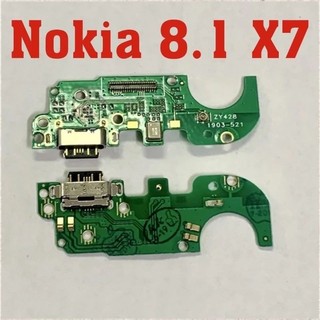 Cụm sạc nokia 8.1 / cụm chân sạc + mic nokia x7