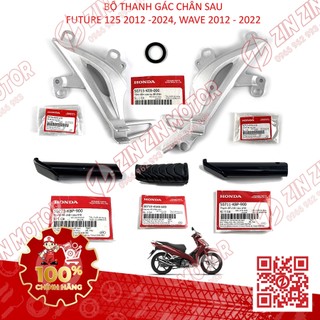 Bộ thanh, pát, cao su gác chân sau future 125 fi led 2018 - 2024+, future 125 2012 - 2017 50716-kyz-v10, 50715-kyz-v10