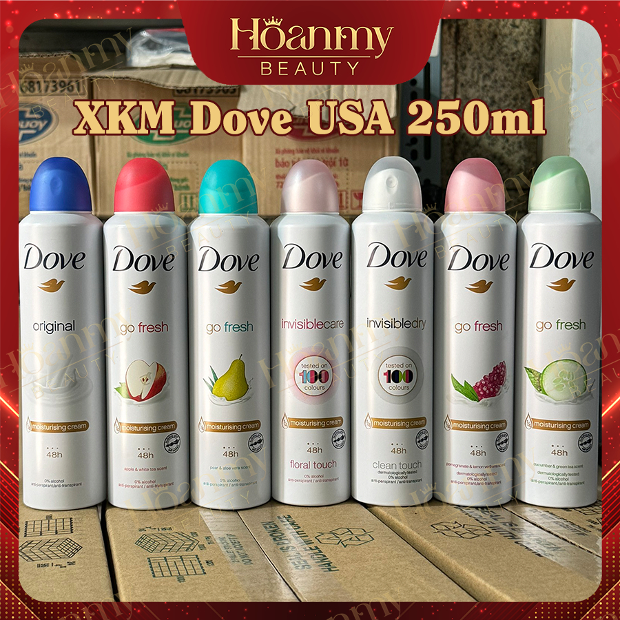 Xịt Khử Mùi Dove 250ml