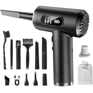 Máy hút bụi ,thổi bụi ô tô cầm tay ari duster - tích hợp đèn chiếu sáng - lực hút mạnh - hiển thị màn hình kĩ thuật số