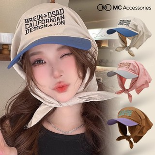 Mũ Trùm Đầu Californian MC Accessories Kiểu Nón Kèm Khăn Trùm Đầu Đa Năng Tạo Nhiều Kiểu Dễ Thương