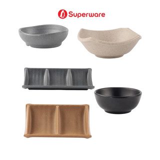 Chén, dĩa chấm nhám nhựa Thái Lan cao cấp Supperware