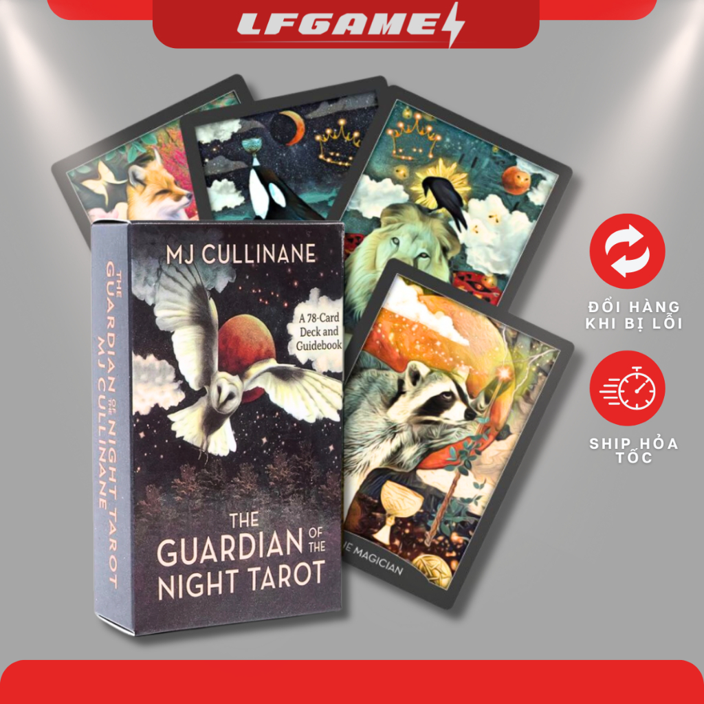 Bộ bài Tarot The GUARDIAN KNIGHT bói bài tarot oracle [MUA 2 BỘ BẤT KÌ TẶNG ĐÁ THANH TẨY]