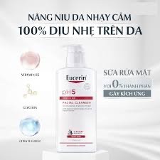 Sữa rửa mặt Eucerin pH5 Facial Cleanser 400ml