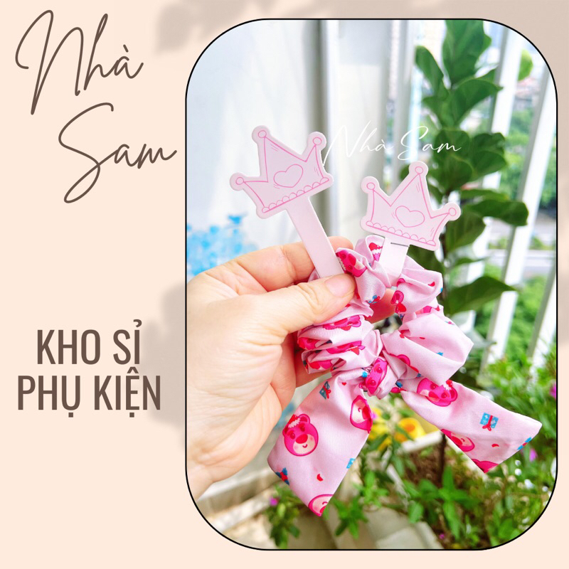 SET 50 THẺ GIẤY TREO CỘT TÓC PHỤ KIỆN