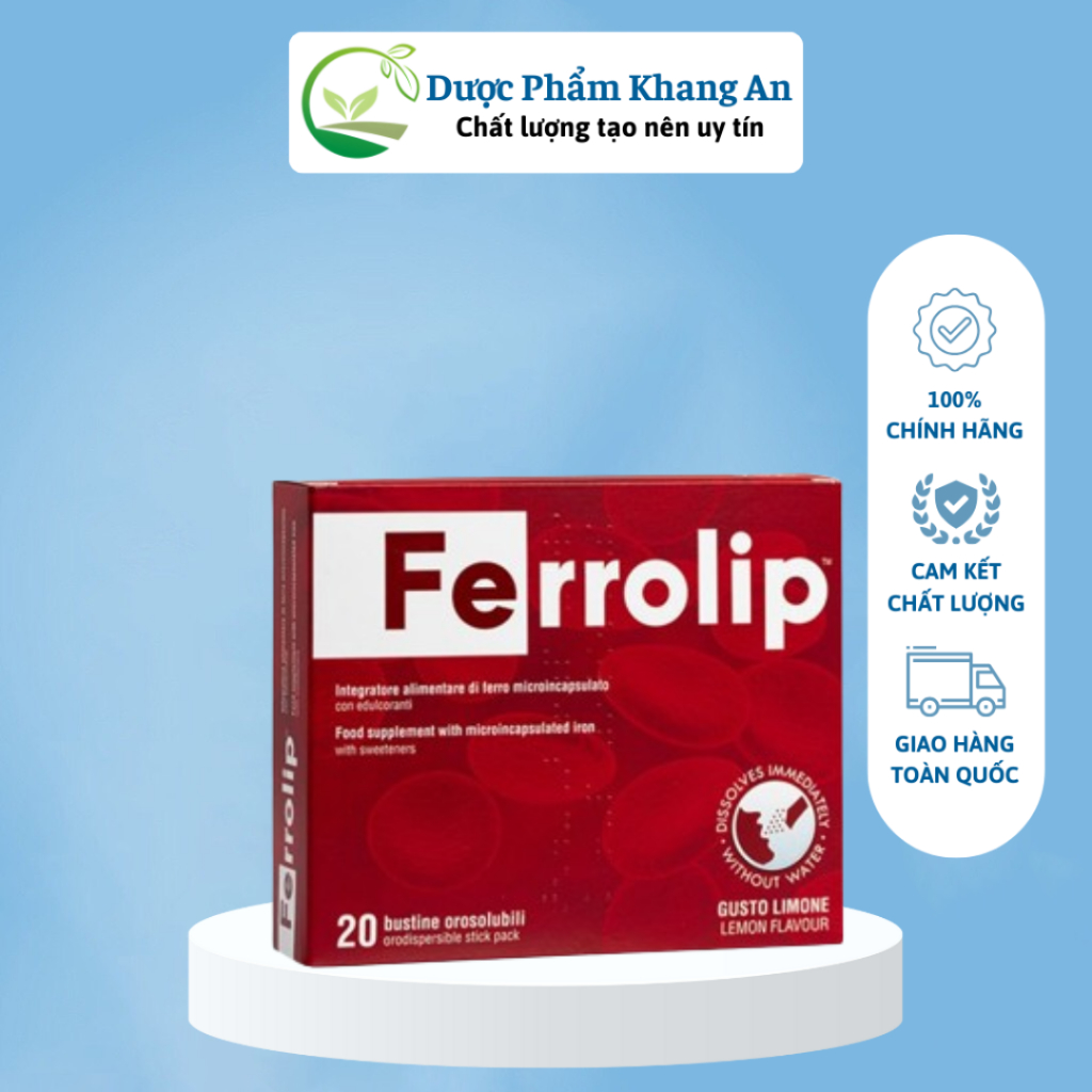 Sắt Bầu, Sắt Sinh Học Ferrolip Liposome Bổ Sung Sắt Cho Mẹ Bầu Người Thiếu Máu Thiếu Sắt