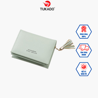 Ví Nữ Ngắn Mini Cầm Tay 𝐁𝐀𝐓𝐒𝐈𝐎𝐄 Nhiều Ngăn Đựng Tiền Thời Trang Chất Da Cực Đẹp Giá Rẻ BS02 - Tukado