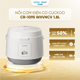 Nồi cơm điện cơ Cuckoo CR-1095 WHVNCV 1.8L - Công nghệ giữ nhiệt đa chiều - Chống dính - BH 12 Tháng