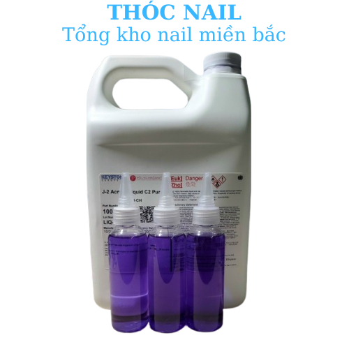 100ml liquit"nước xử lý bột đắp phom móng"