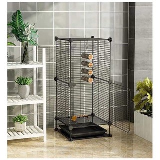 {TẶNG KÈM DÂY RÚT} COMBO Chuồng BỌ Chim, Hamster - Chuồng Lưới Đa Năng Tự Lắp Ghép