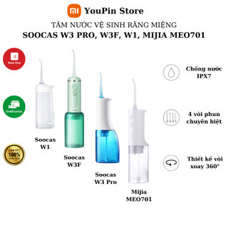Tăm nước xiaomi soocas w3 pro, soocas w3f, soocas w1, mijia meo701 - bảo hành 3 tháng