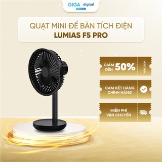 Quạt mini để bàn tích điện Lumias F5 Pro
