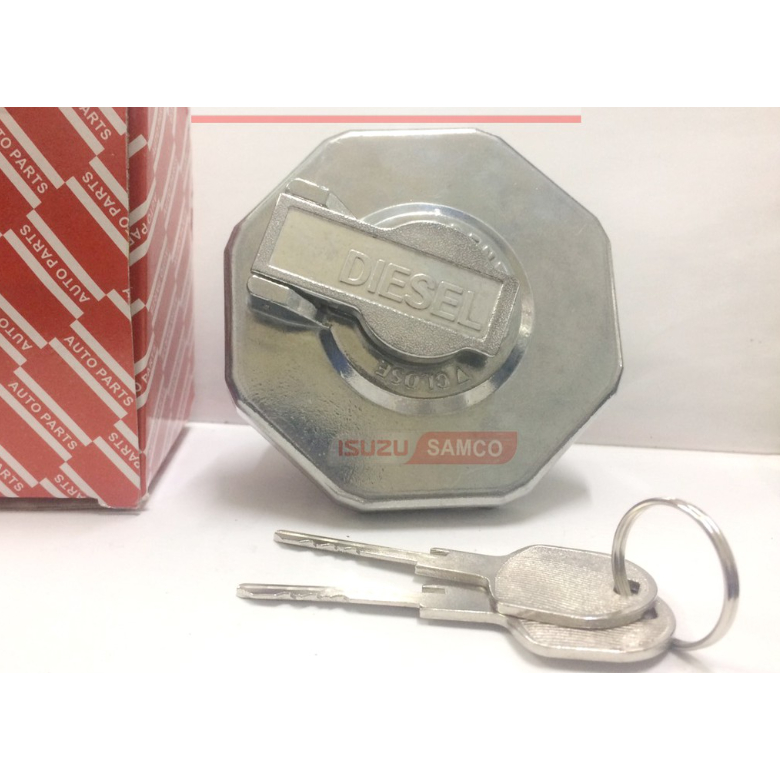 Nắp bình dầu (nắp bình nhiên liệu) Isuzu NQR, Isuzu FVR, Isuzu NPR, Isuzu FRR, Isuzu QKR 210 đầu vuô